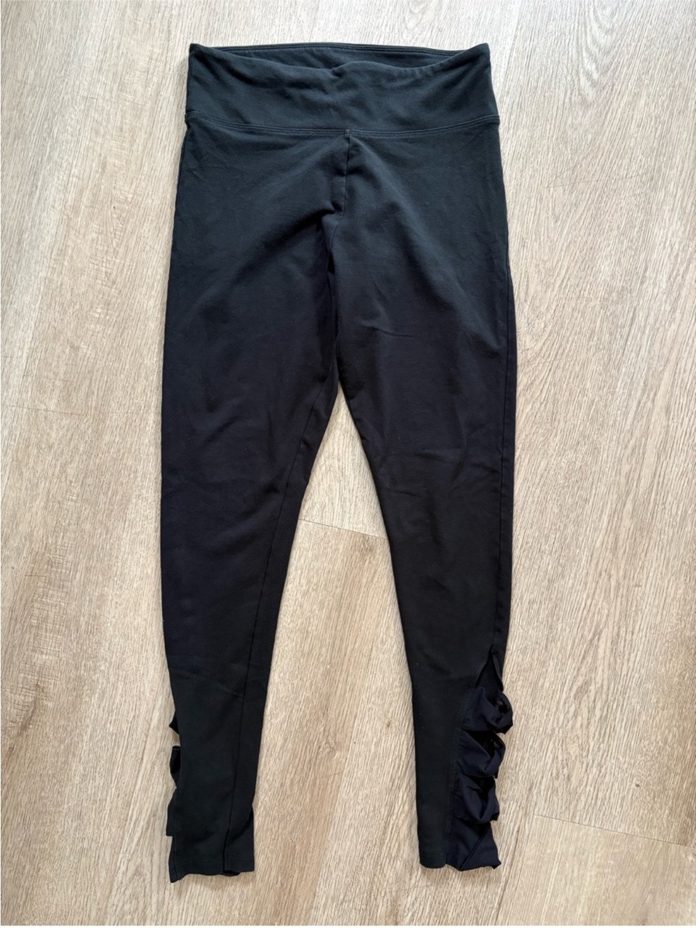 Victoria's Secret Sport Black Leggings with Side cutouts